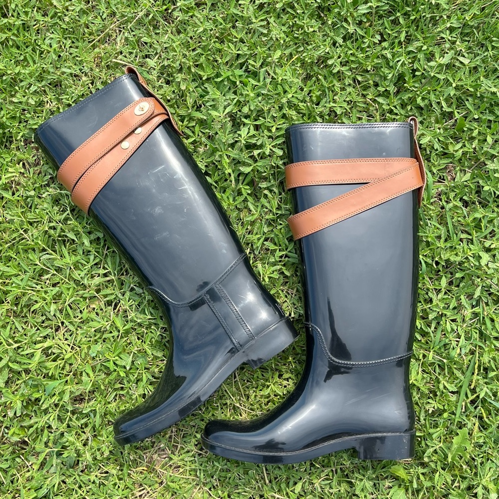 Coach Rain Boots | Black | 7